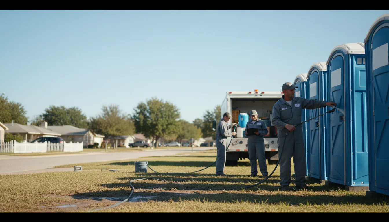 Long-Term Portable Toilet Rental in Parker, SD near me